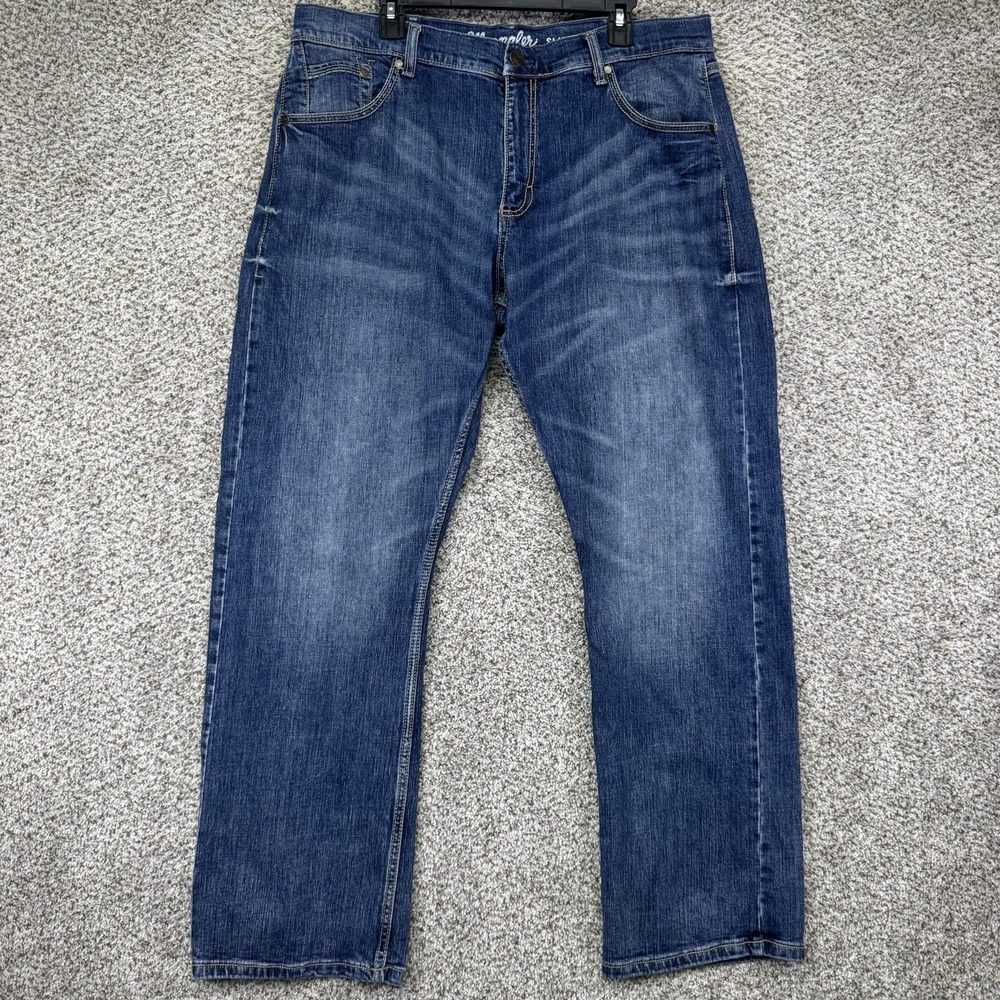 Wrangler Retro Jeans Men's Size 36x32 Slim Boot Blue Denim Western Cowboy Pants